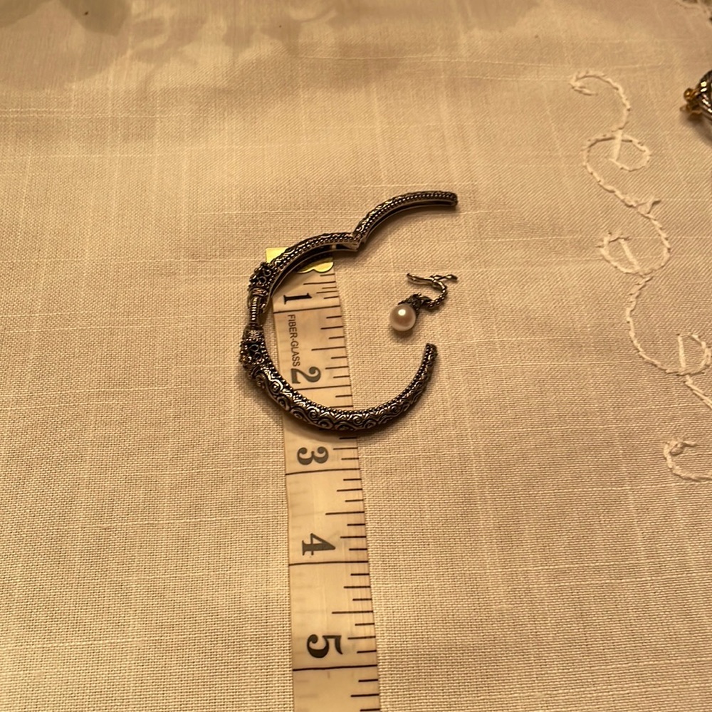 Barbara Bixby 18K Sterling Pearl Bracelet - Picture 6 of 7